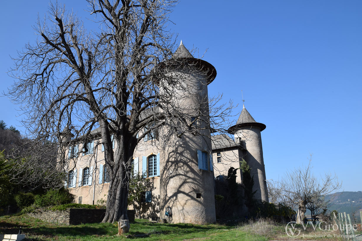 13th century castle, outbuildings and swimming pool set in 43 hectares, Cévennes